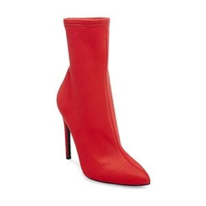 Steve Madden Red Booties